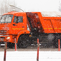 Вывоз снега из городов в Московской области